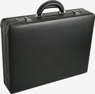 D&N Briefcase 'Tradition' in Black: front