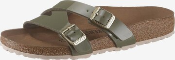 BIRKENSTOCK Pantolette 'Yao' in Grün: predná strana