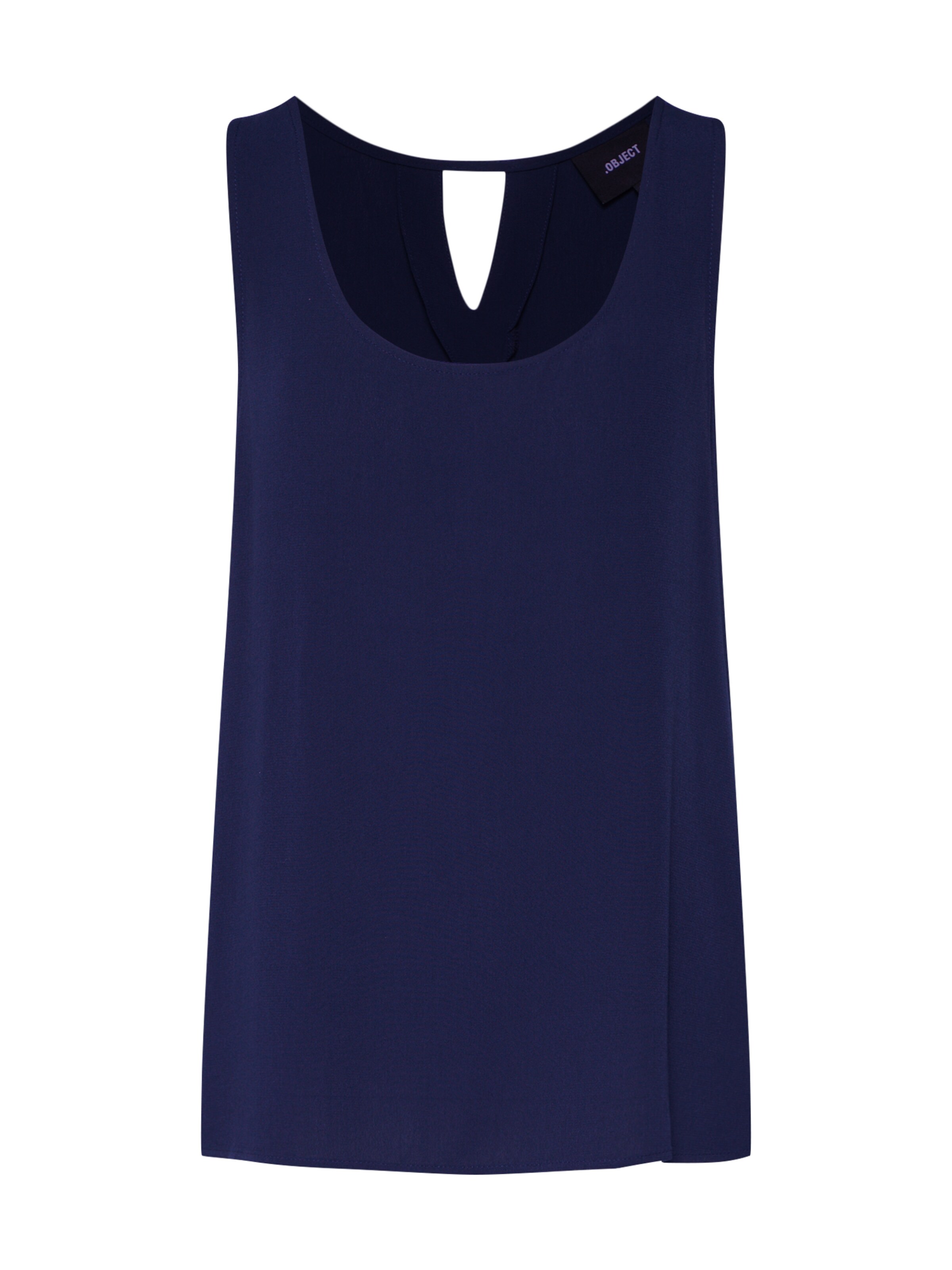 OBJECT - Top 'OBJBAY' in de kleur Donkerblauw