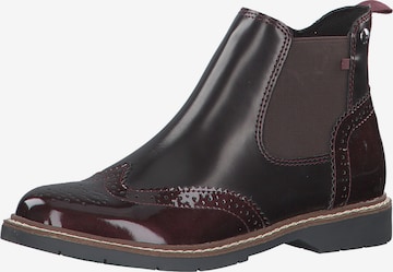 s.Oliver Chelsea boots in Rood: voorkant