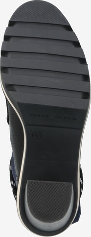 TOMMY HILFIGER Schnürstiefelette in Schwarz: spodná strana