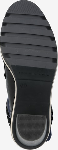 TOMMY HILFIGER Fűzős rövid szárú csizmák - fekete: alul