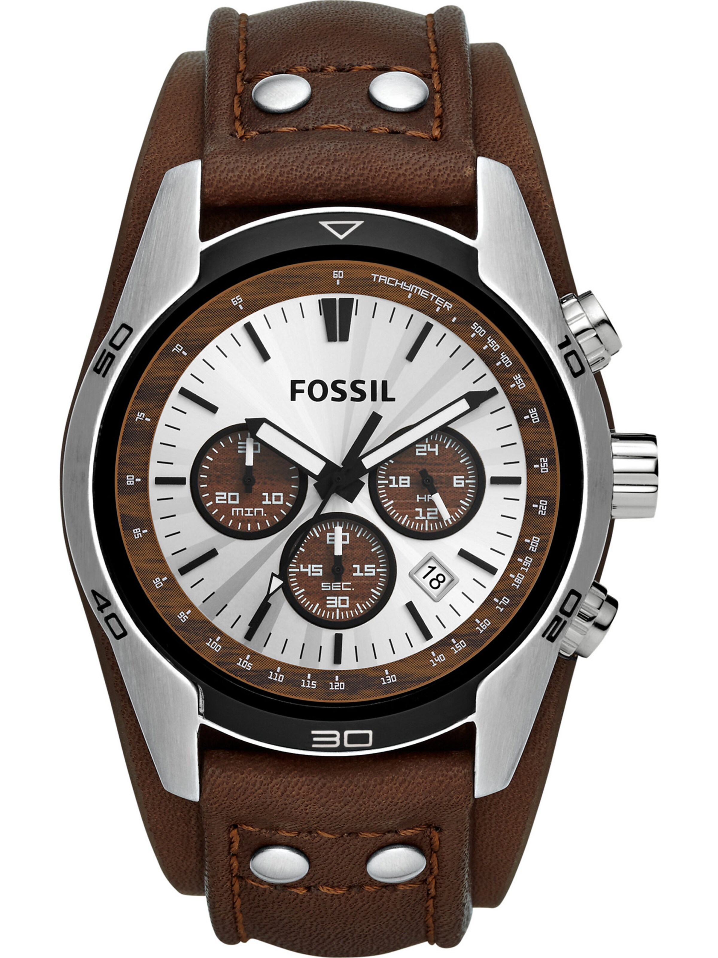 FOSSIL - Relógios analógicos 'Coachman' em castanho