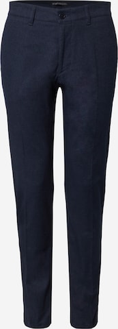 DRYKORN Pleated Pants 'Mad' in Blue: front