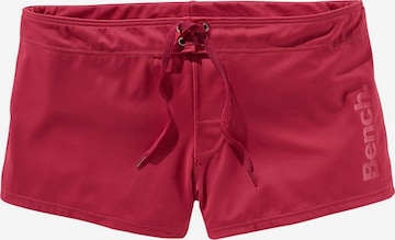 BENCH Boxer-Badehose in Rot