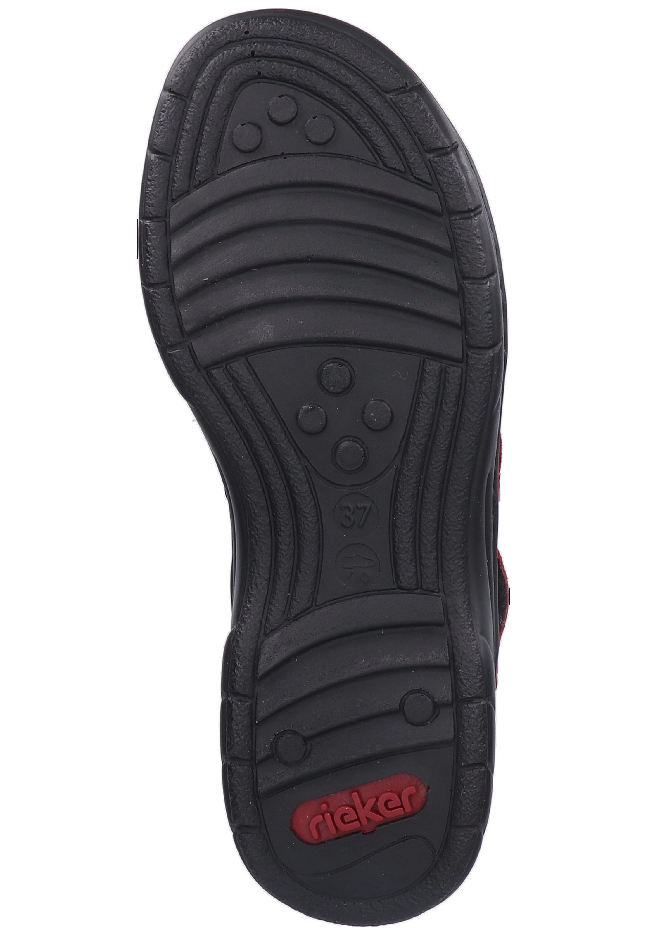 Rieker Strap Sandals in Red