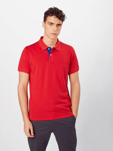 GANT Regular fit Póló - piros: elől