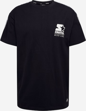 Starter Black Label Regular Fit T-Shirt in Schwarz: predná strana