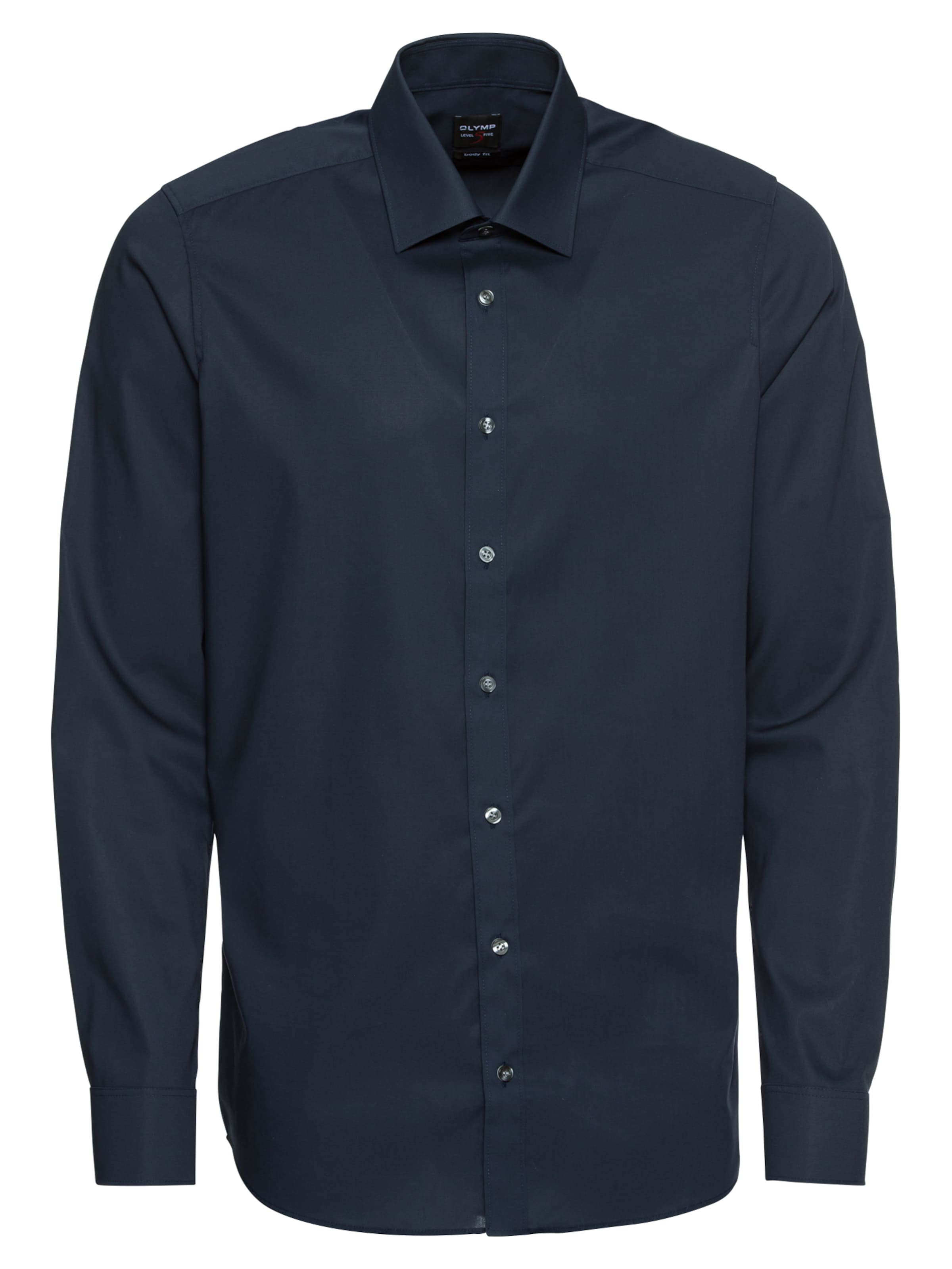 OLYMP - Ajuste estrecho Camisa de negocios en azul: frente