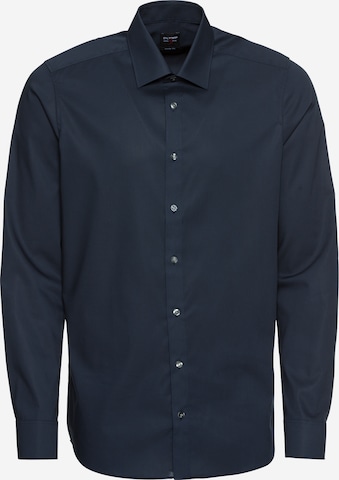 OLYMP Společenská košile – modrá: přední strana