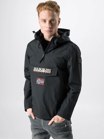 NAPAPIJRI Performance Jacket 'Rainforest' in Black: front