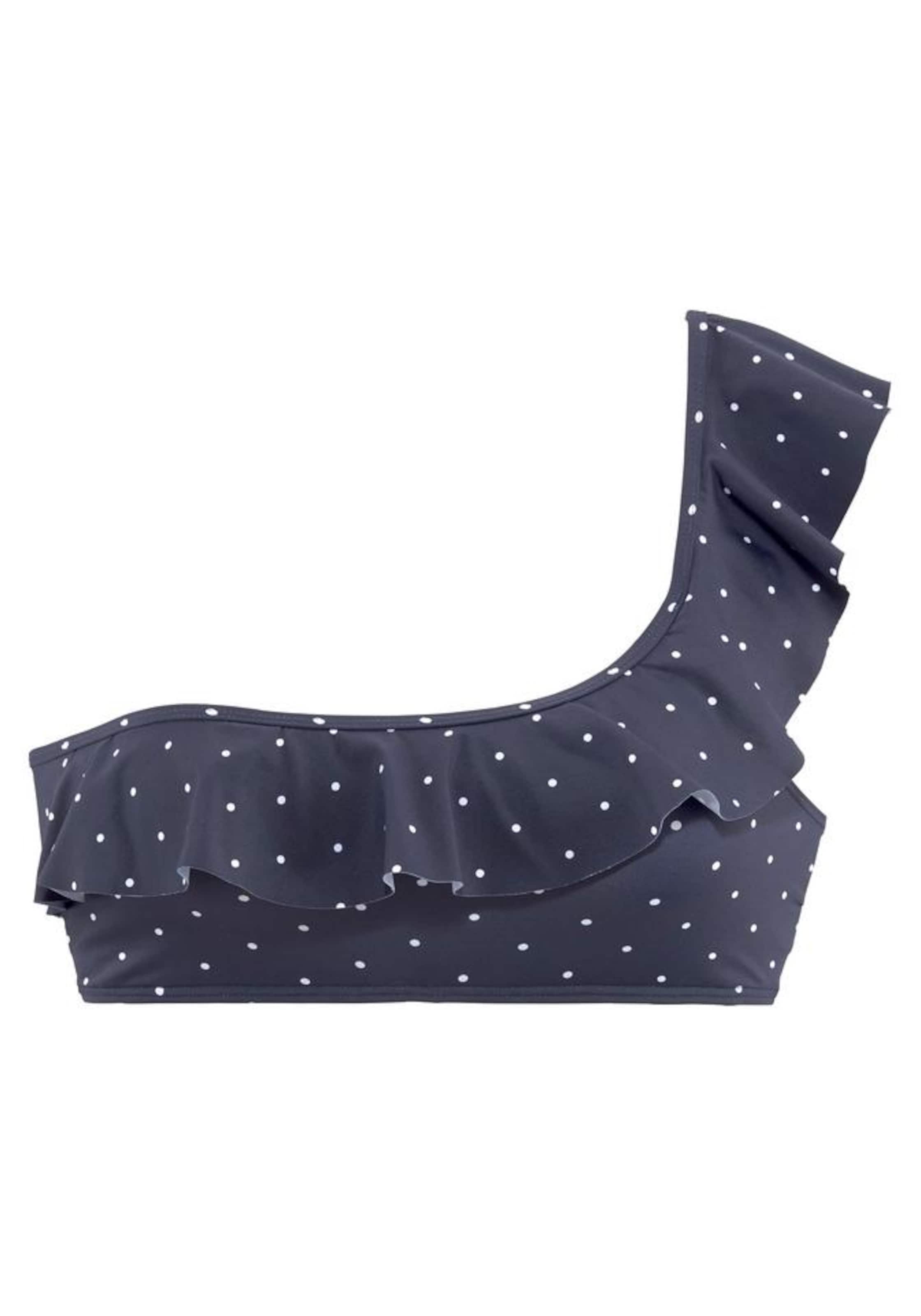 LASCANA Bustier Bikinitop in Blauw: voorkant