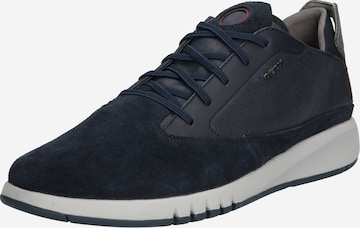 GEOX Platform trainers 'Aerantis' in Blue: front