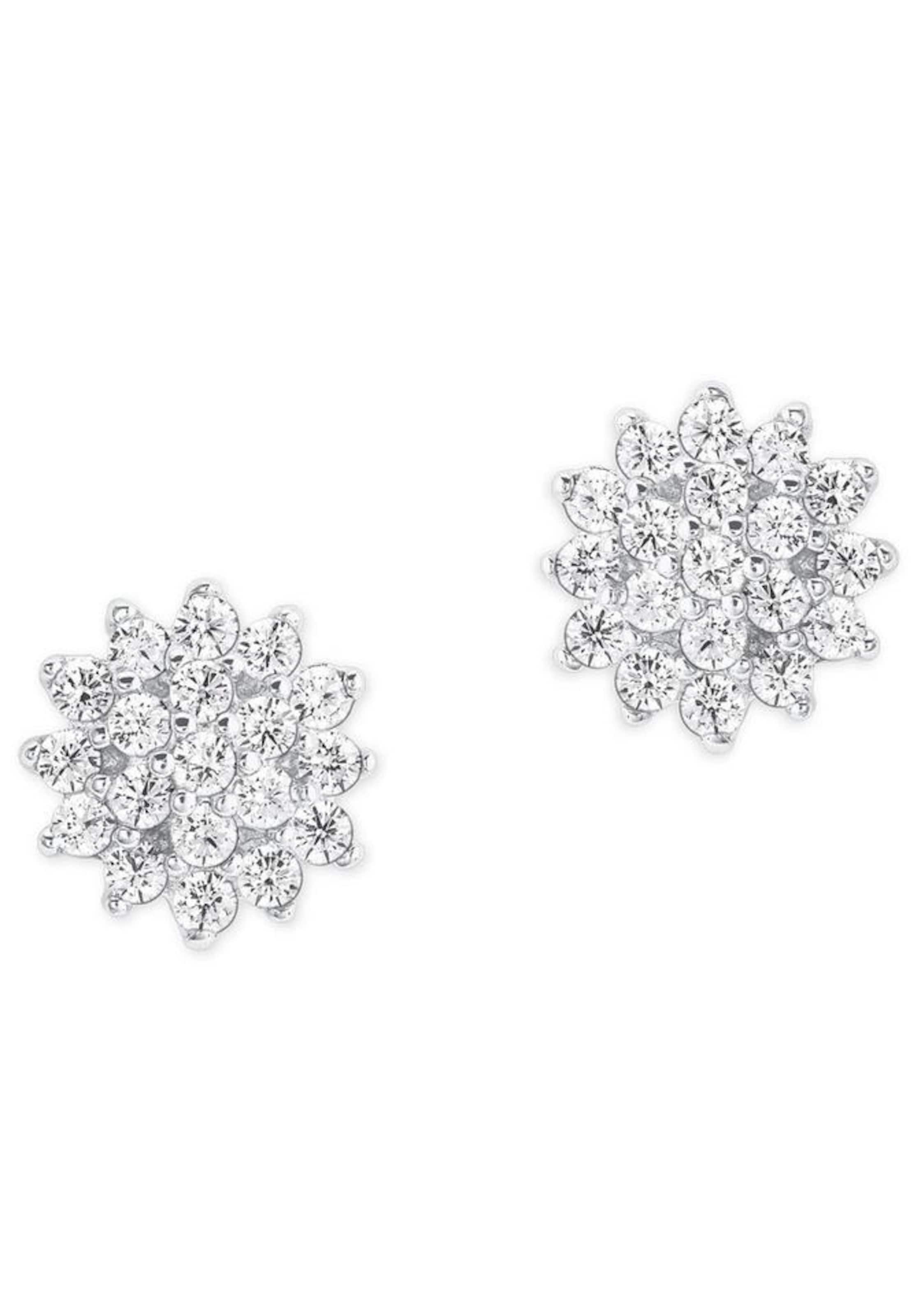 AMOR Ohrstecker in Silber: Vorderseite