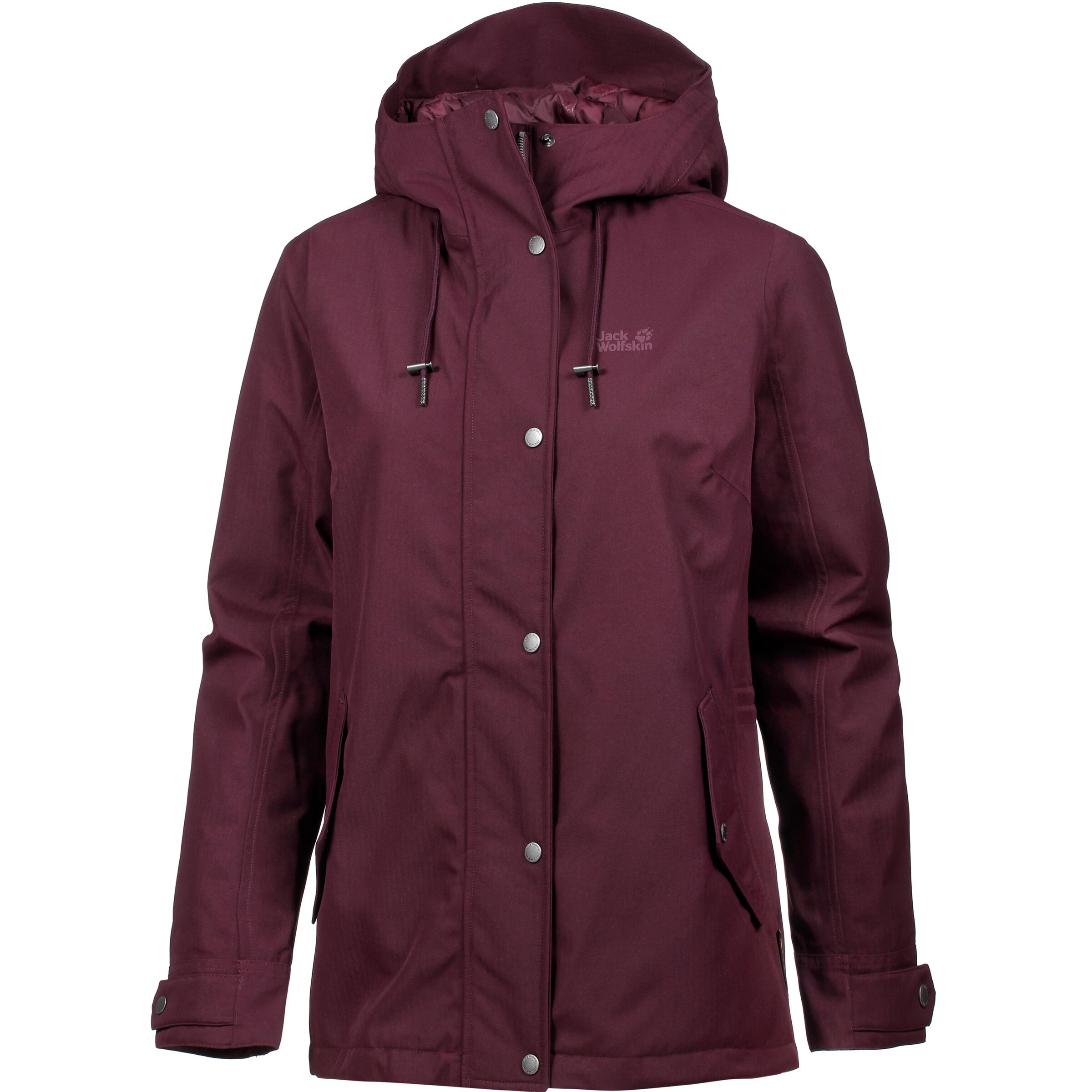 JACK WOLFSKIN - Funktionsjacke 'Mora' in burgunder