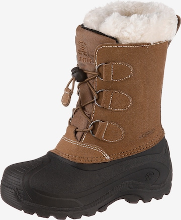 Kamik Boots 'SNOWDASHER2' in Brown: front