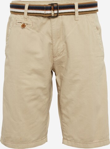 INDICODE JEANS Chino Pants 'Royce' in Beige: front