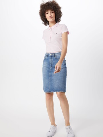 TOMMY HILFIGER Poloshirt 'Chiara' in Pink