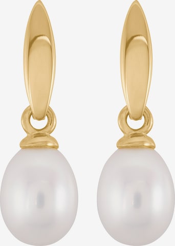 CHRIST Earrings in Gold: front