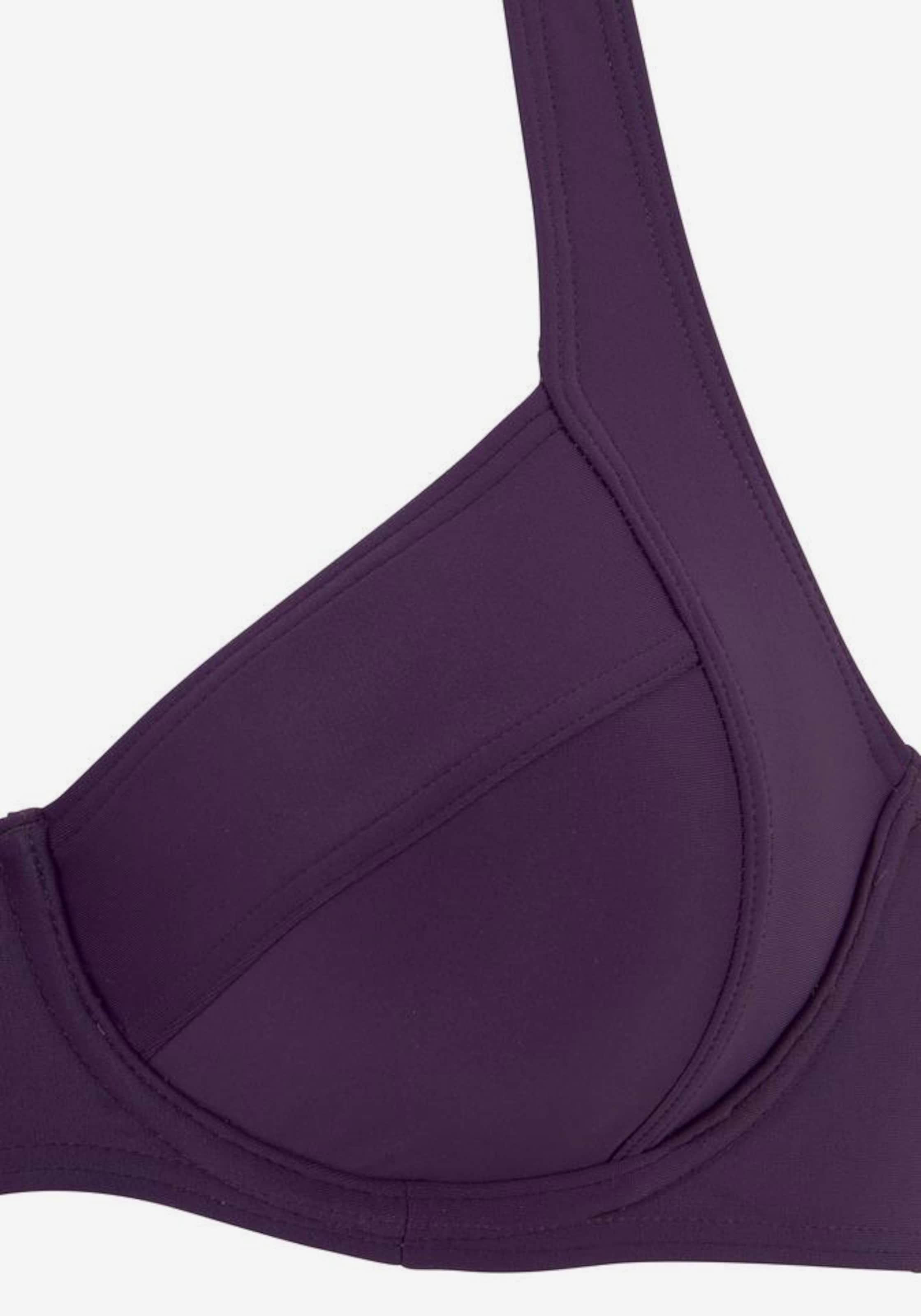 LASCANA T-shirt Bikini in Dark Purple