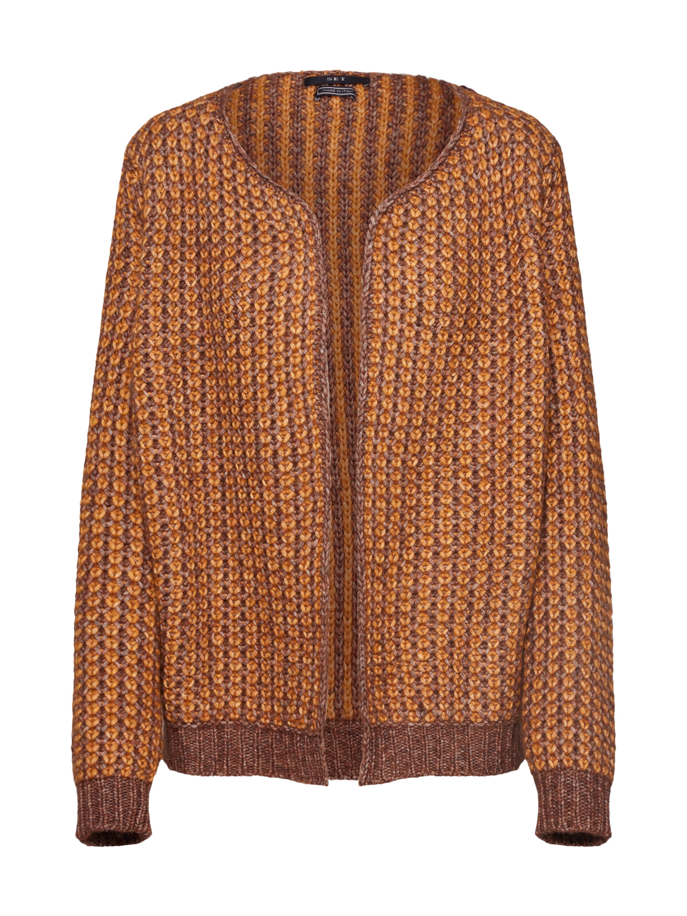 SET - Strickjacke in braun