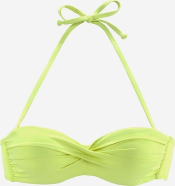Top per bikini 'Spain' di s.Oliver in verde: frontale