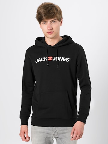 Felpa di JACK & JONES in nero: frontale