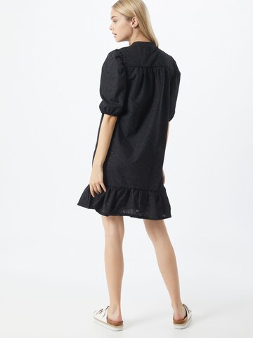 SISTERS POINT Shirt Dress in Black