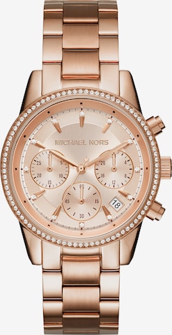 Michael Kors Armbanduhr mit Chronograph 'MK6357' in Gold: predná strana