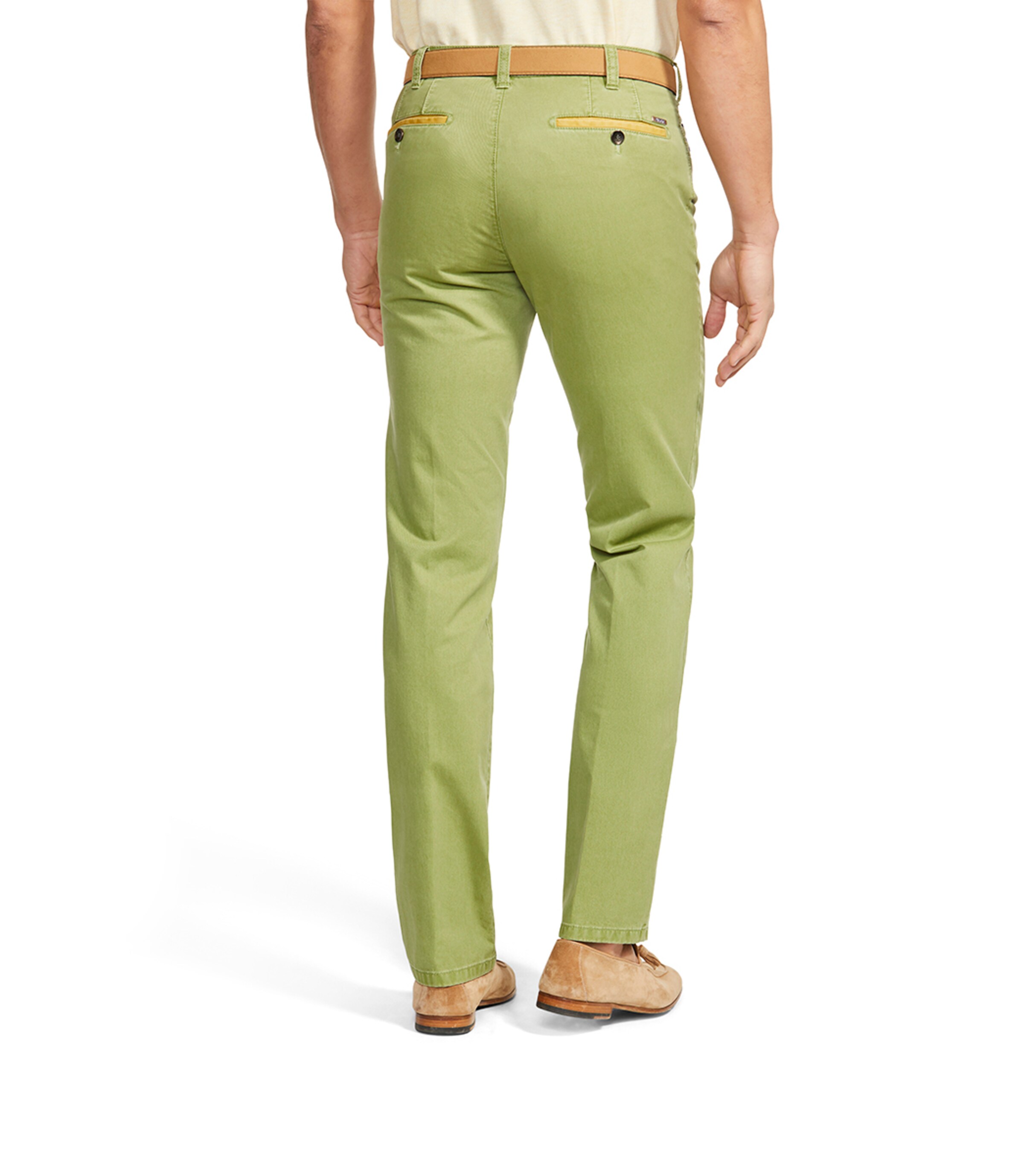 Coupe slim Pantalon chino 'Diego' Meyer Hosen en vert