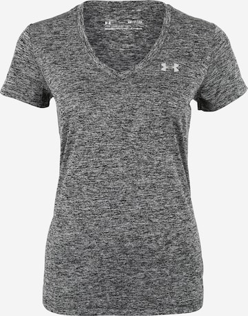 UNDER ARMOUR Funktionsbluse i grå: forside