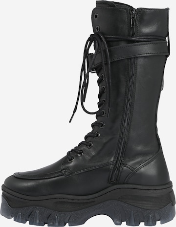 Bottes à lacets 'Jaxstar' BRONX en noir : devant