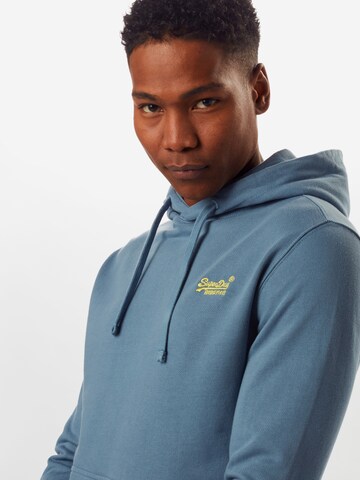 Superdry Regular fit Sweatshirt in Blauw