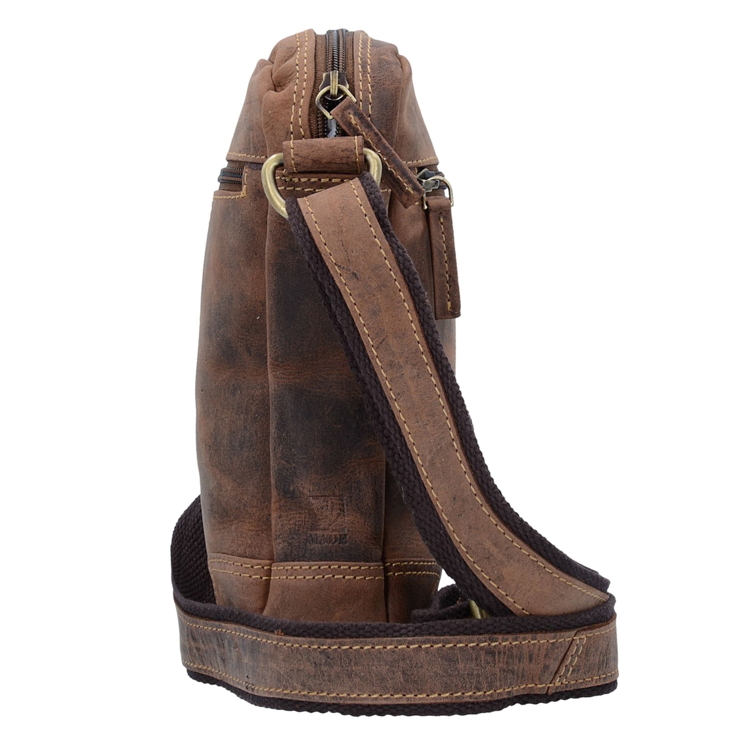 GREENBURRY Schoudertas 'Vintage 1832M' in Bruin