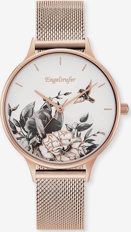 Engelsrufer Analog Watch 'Blume, Erwa-Flower1-MR-MR' in Gold: front