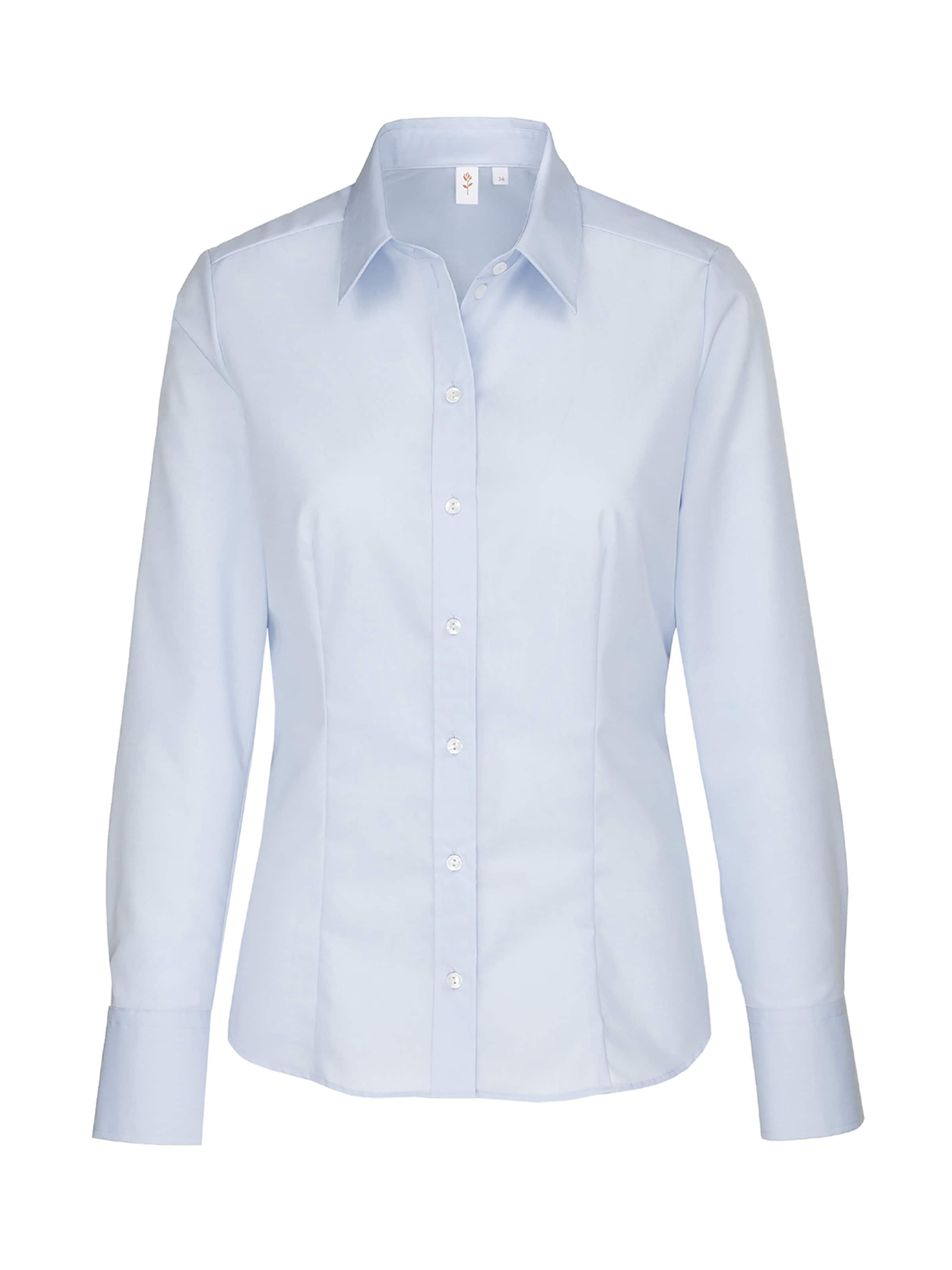 SEIDENSTICKER Blouse 'Schwarze Rose' in Blue: front