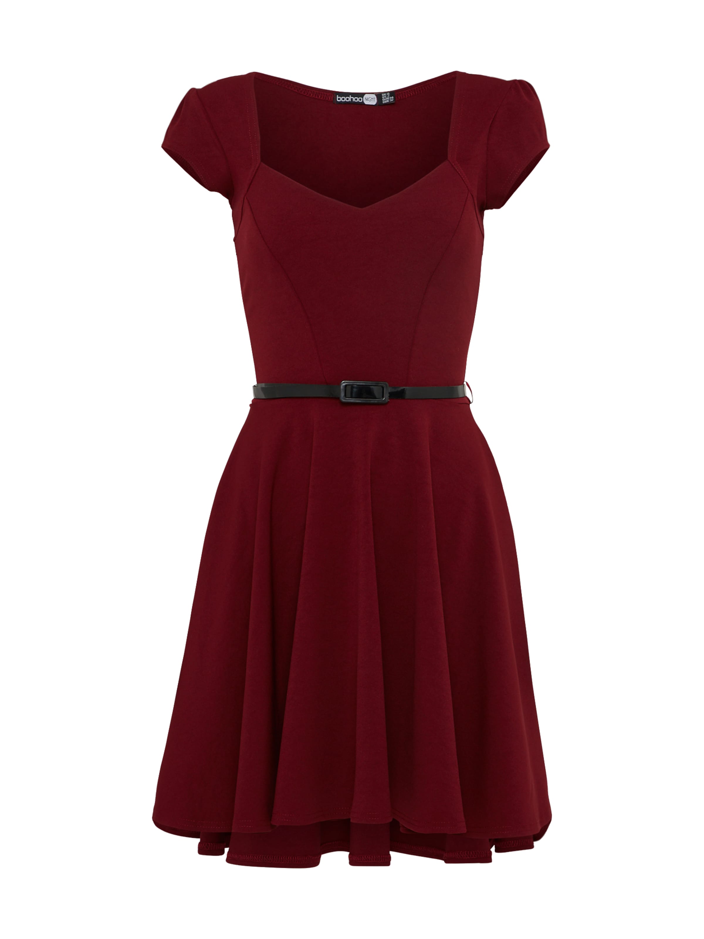 Boohoo - Jurk 'Lara' in de kleur Rood