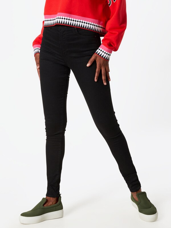 LEVI'S ® Skinny Jeans 'Mile High Super Skinny' in Black Denim