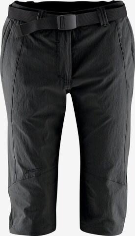 Maier Sports Outdoor Pants 'Kluane' in Black: front