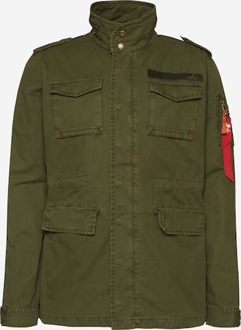 ALPHA INDUSTRIES Between-season jacket 'Huntington' in Green: front