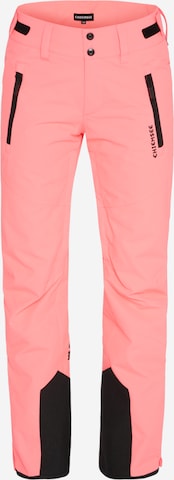 CHIEMSEE Regular Outdoorhose in Pink: predná strana