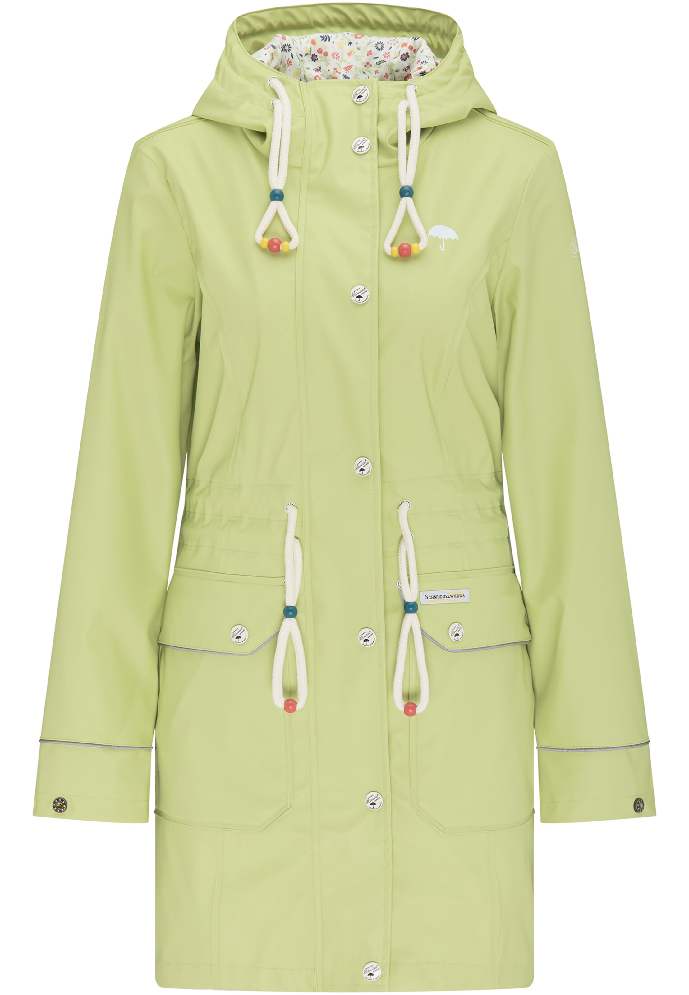 Schmuddelwedda - Tussenmantel in de kleur Groen