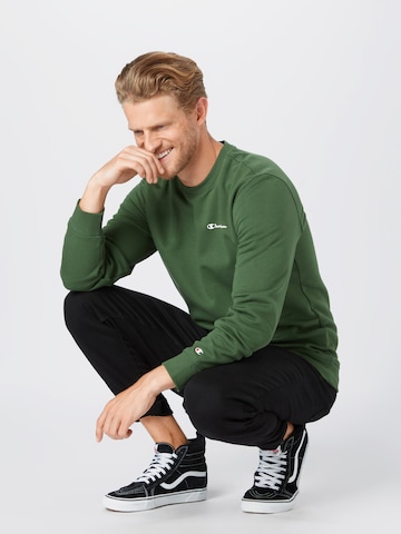 Champion Authentic Athletic ApparelRegular Fit Sweater majica 'Legacy' - zelena boja
