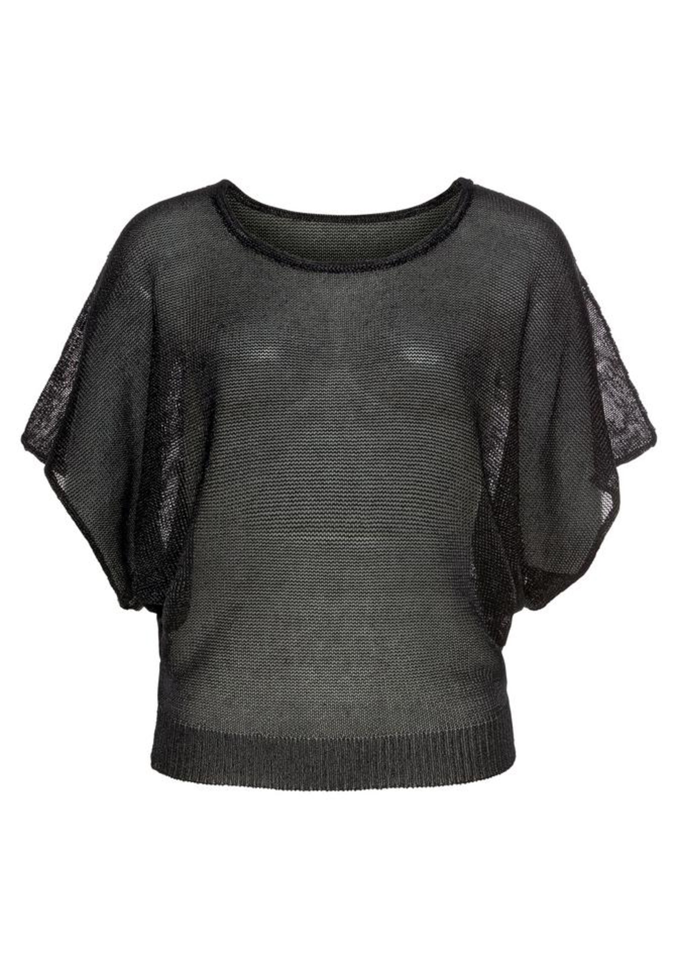 LASCANA - Pullover in schwarz