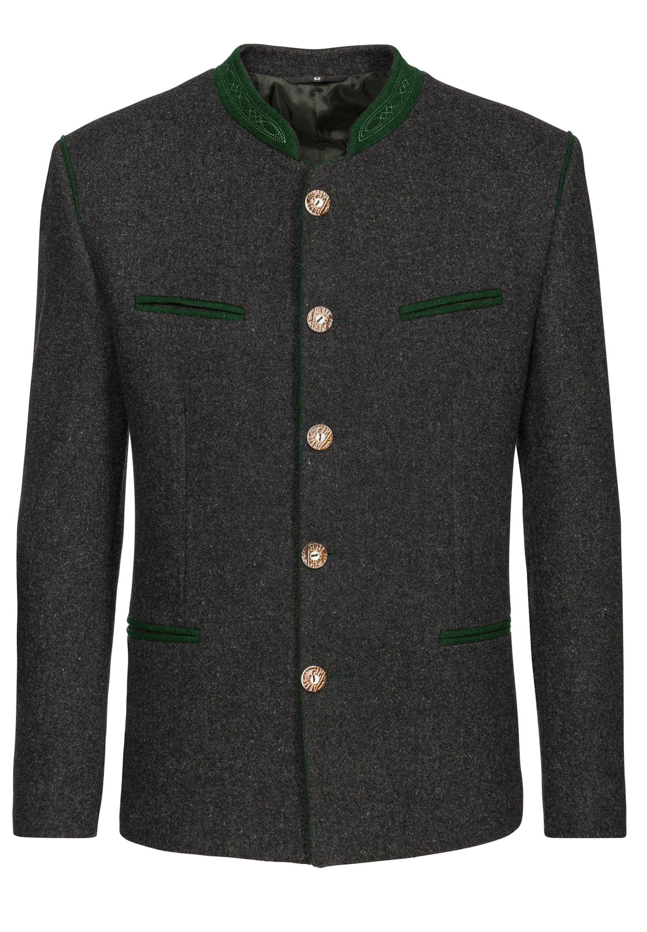 STOCKERPOINT Janker 'Stachus' in Grau: Vorderseite