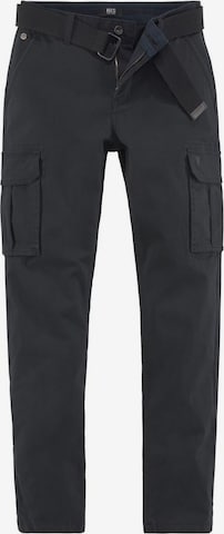 H.I.S Regular Cargo Pants in Black: front