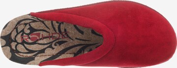 ROHDE Slippers 'Neustadt' in Red