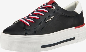 TOM TAILOR Sneakers laag in Blauw: voorkant