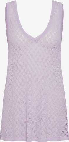 EDITED Knitted Top 'Claudine' in Purple: front