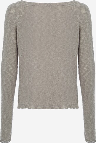 Review Pullover in Grau